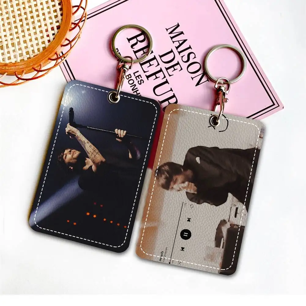 Classic Singer L-Louis T-Tomlinson Holder Keychain With Keychain For Access Card Bus Pass & Card Credit ID Bank Card