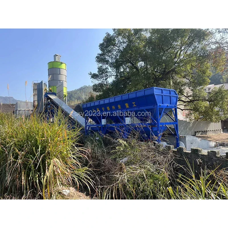 Customized New Manufacturers Ready Mix Concrete Plants For Civil Engineering Projects Pump Motor Portable Electric Concrete Batc
