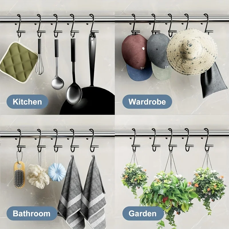 

10/15 упаковок Т-образных занавесок для душа, прочные металлические нескользящие простые в установке декоративные занавески для ванной комнаты для вашего пространства в ванной