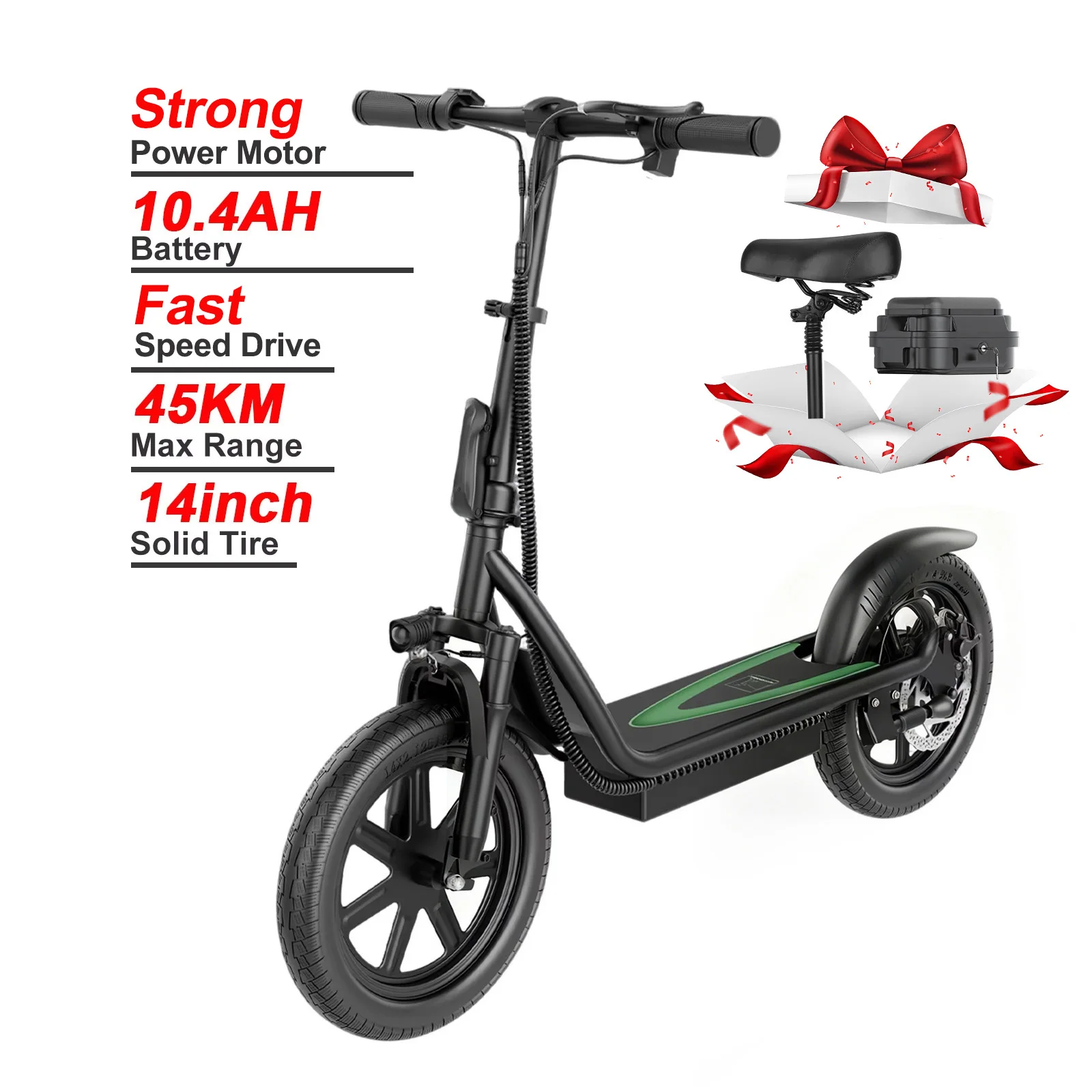 NIEUWE Upgrade AOVOPRO Elektrische Scooter EM01/EM01 PLUS Hoge Snelheid 45-100KM Max Bereik Opvouwbare Elektrische Step met 14" Band
