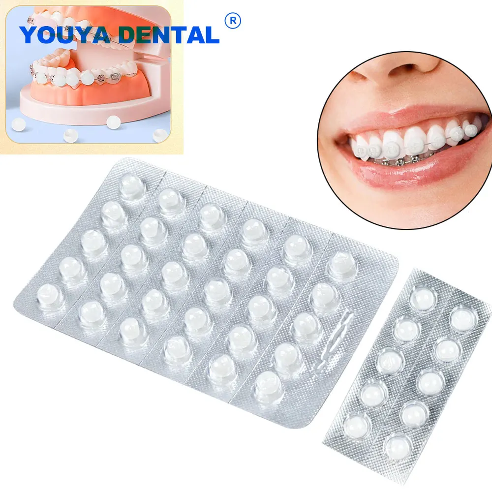 

60 шт., ортодонтический рельефный воск для стоматологических фруктовых вкусов для брекетов, антишлифовальный раздражение десен, пищевой индивидуальный защитный воск