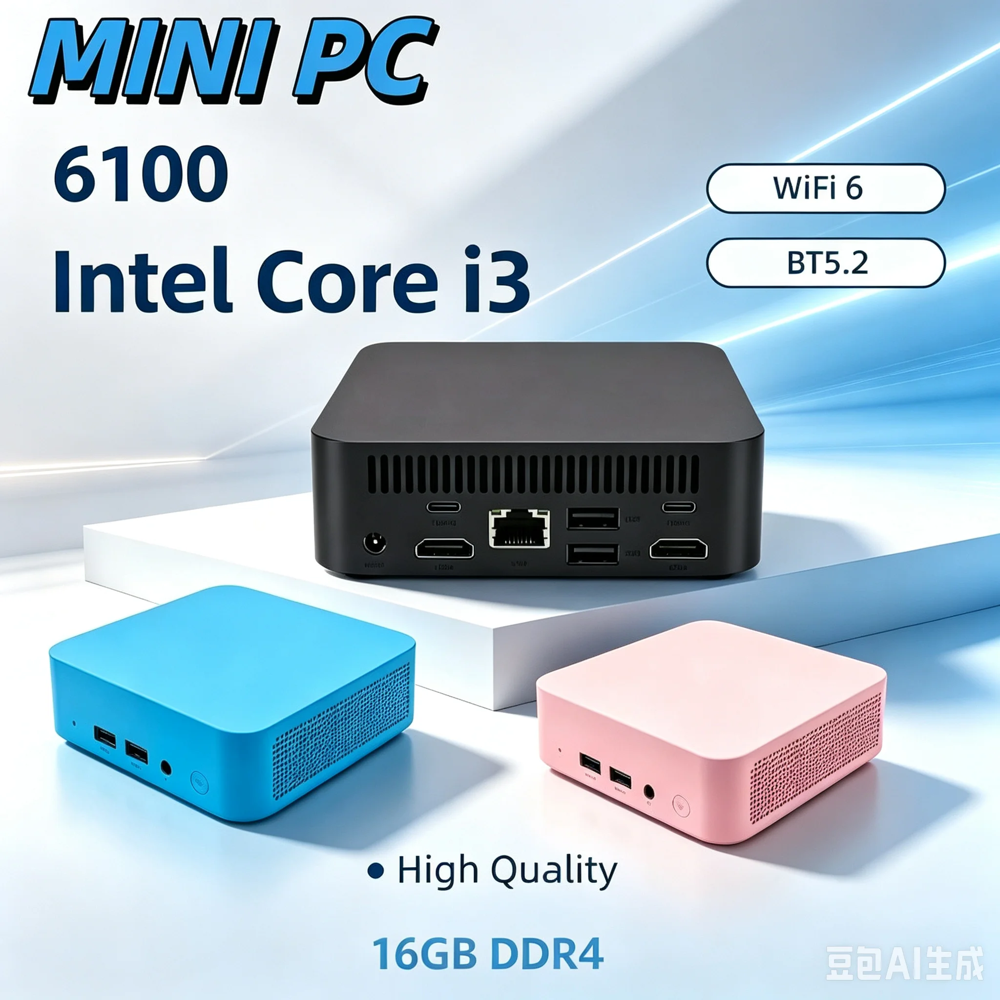 Pc Gaming I3 - 2026 New Powerful Intel Core I3-6100