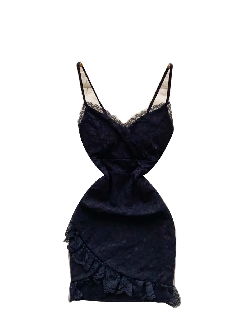 Foamlina Pure Lust Sexy Suspender Strap Dress Muse Fan Tight Skinny Classy Chic Fashion White Black Split Bodycon Lace Dresses