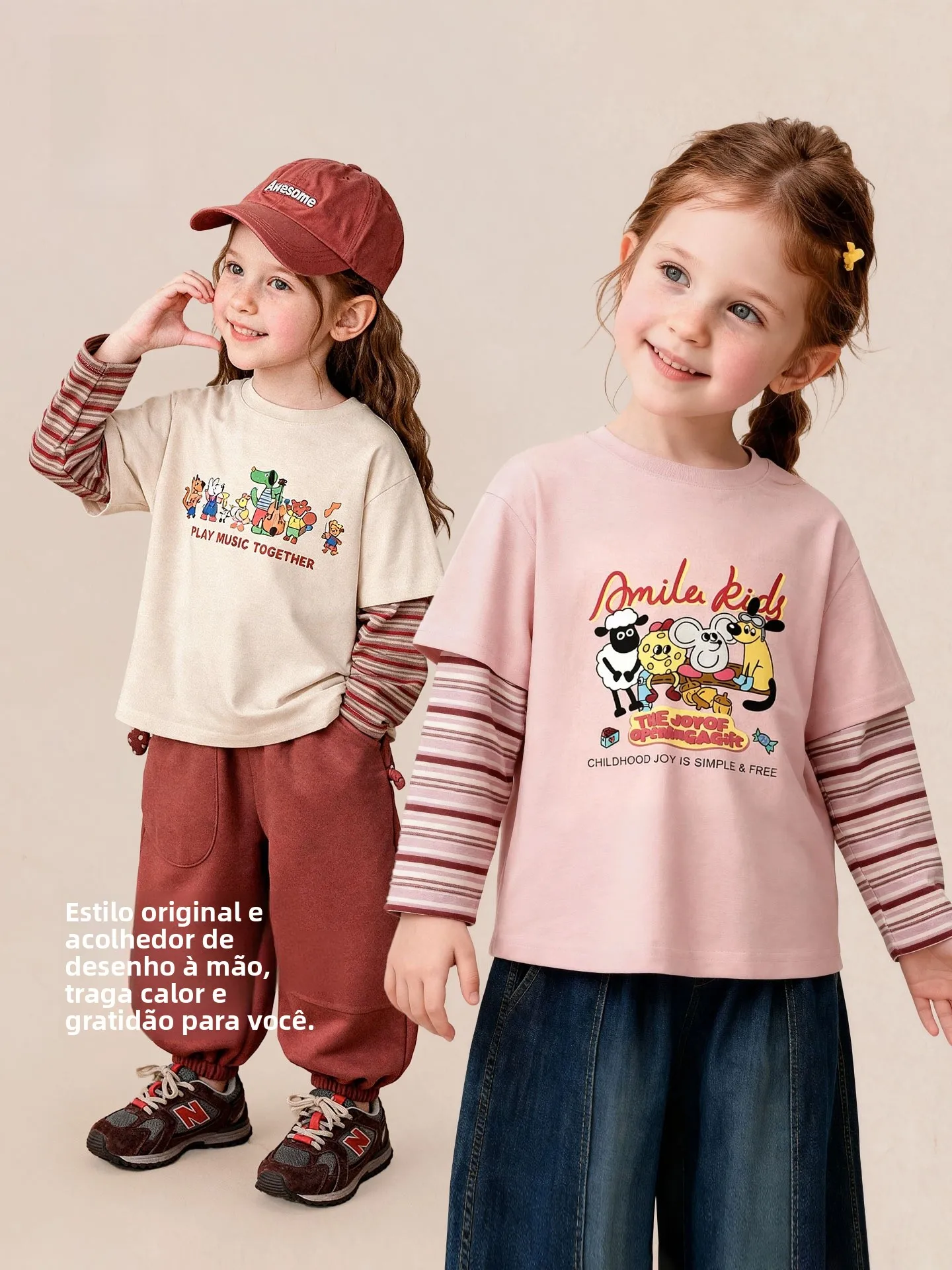 fashionable-long-sleeve-t-shirt-for-girls-baby-base-layer-shirt-spring-autumn-casual-loose-fit-100-cotton-striped-patchwork