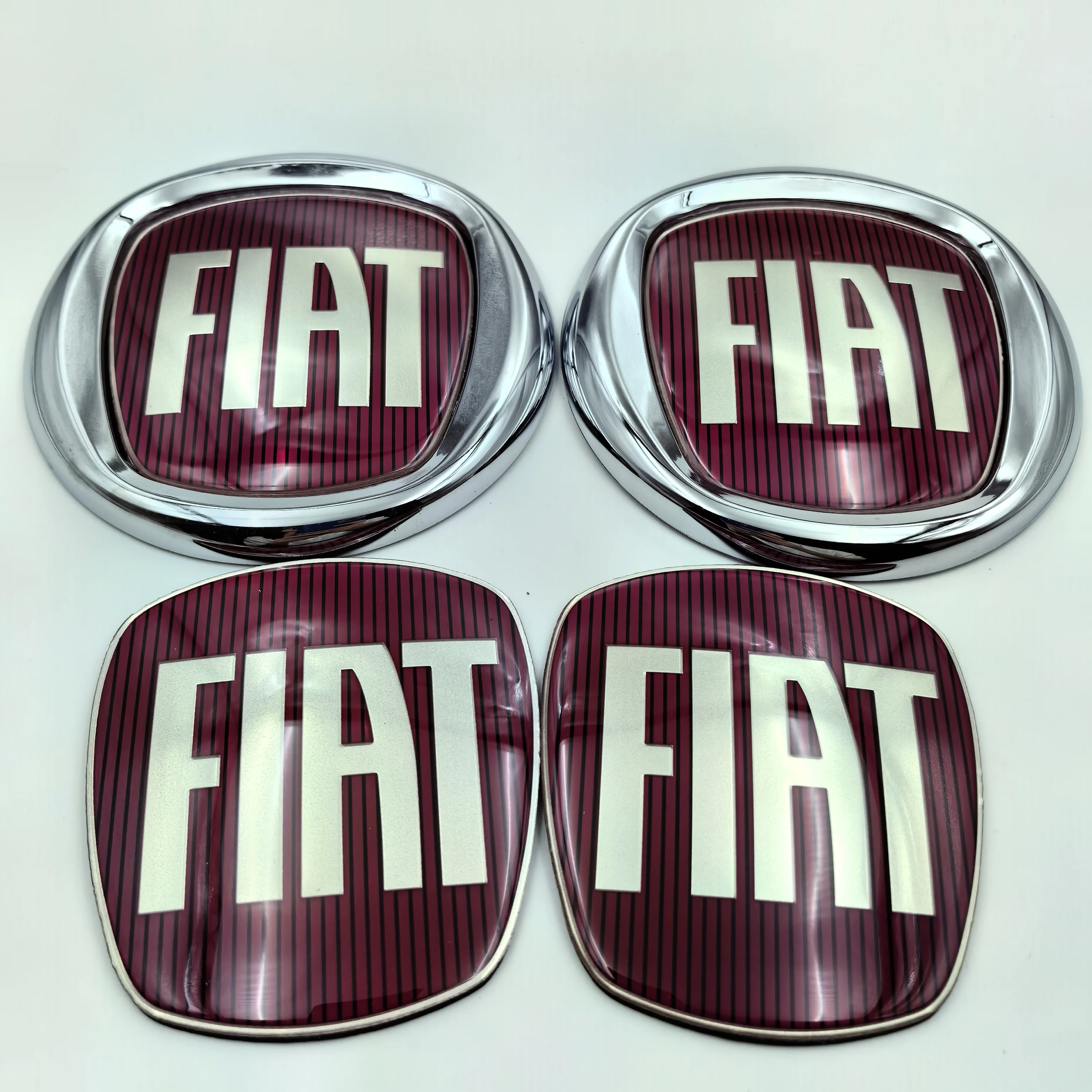 شعار 85/90/95/100/120 مم لغطاء السيارة FIAT - ملحق لـ DobloTipo Panda Ducato Fiorino Grande Punto 500X 500 Freemont Stilo