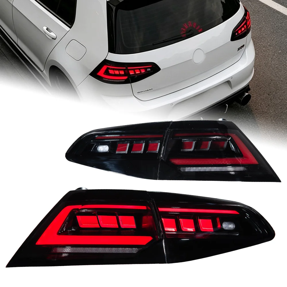 Taillight For VW Golf 7 MK7 Gti LED 2013-2020 Golf 7.5 Rear Lamp Car Styling DRL Signal Projector Lens Auto Accessories Front