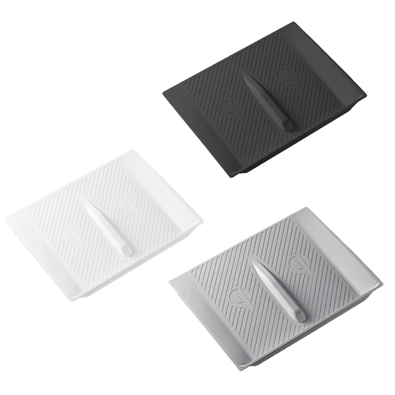 

Anti-Slip Mat For Tesla New Model S X 2023 Rear Armrest Silicone Wireless Charger Mat Protection Cover Black Parts