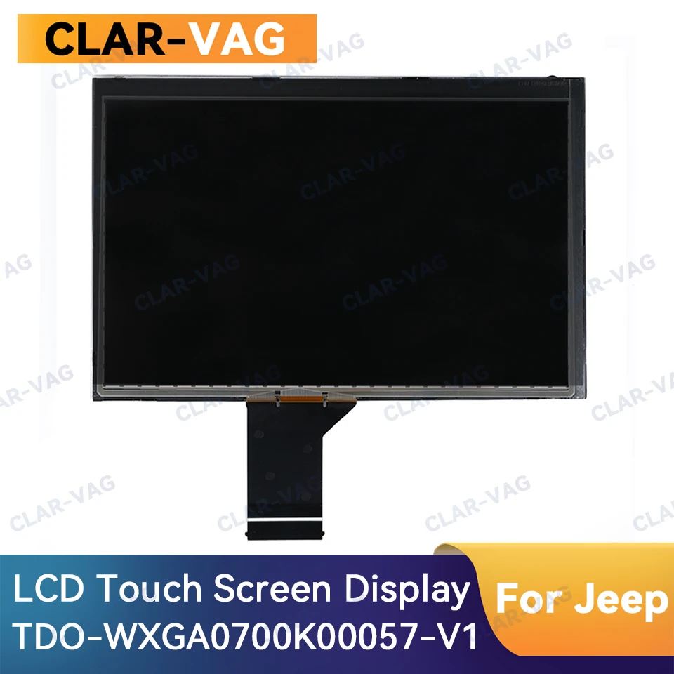 

Original 7 Inch LCD Display Touch Screen for Jeep Compass 2017-2020 Radio DVD Player GPS Navigation TD0-WXGA0700K00057-V1