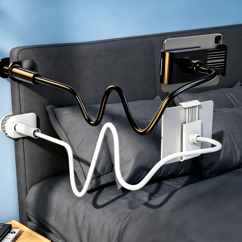 

Универсальный регулируемый держатель для телефона и планшета, настольный кронштейн для кровати, подставка для прямых трансляций без помощи рук