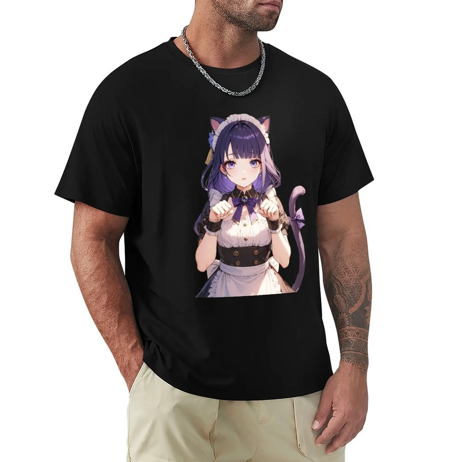 

Shogun Raiden maid genshin T-Shirt Dry Fit Running Short Sleeve Top