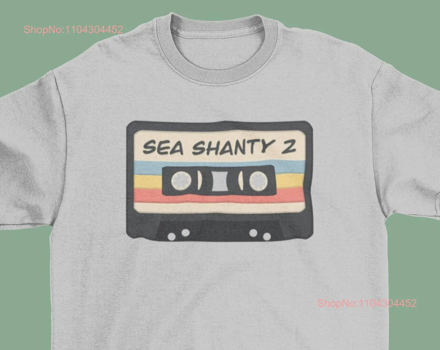 Sea Shanty 2 Cassette Classic T Shirt Osrs Top Gaming Fashion Man Woman for Him long or short sleeves