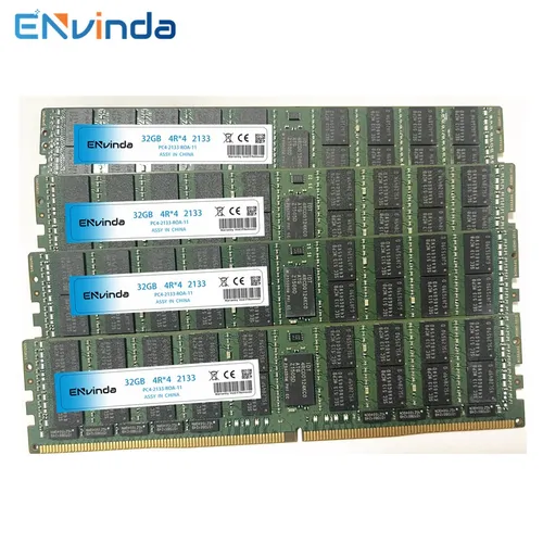 Imagen 2 del producto Memoria de servidor ENvinda DDR4 Ram 16GB 8GB 32GB PC4 2133MHz REG ECC compatible con placa base de servidor X99 sin soporte placa base de escritorio