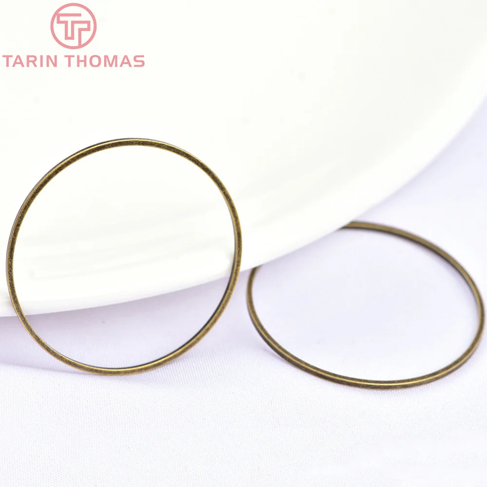 (4135)Diameter 8MM to 70MM Round Brass Closed Rings Connect Rings Jewelry Making Findings More color can picked