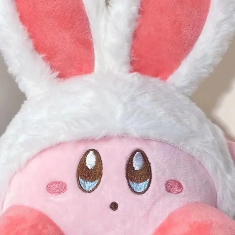 20cm-30cm 토끼 귀 커비 플러시 플러시 장난감 포옹 베개 잡기 기계 인형 방 장식 어린이 장난감 소녀의 휴일 선물