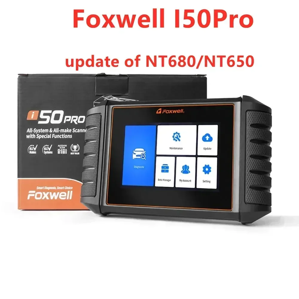 Foxwell I50 Pro Developed Diagnostic Scanner I50 Pro All System All make Scanner with Special Functions pk nt680 pro nt650 elite