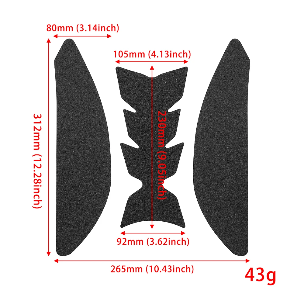 Motorcycle Fuel Tank Sticker Traction Pad Knee Grip Protector Decal For Honda CBR600RR CBR 600 RR 2007-2012 Stickers moto