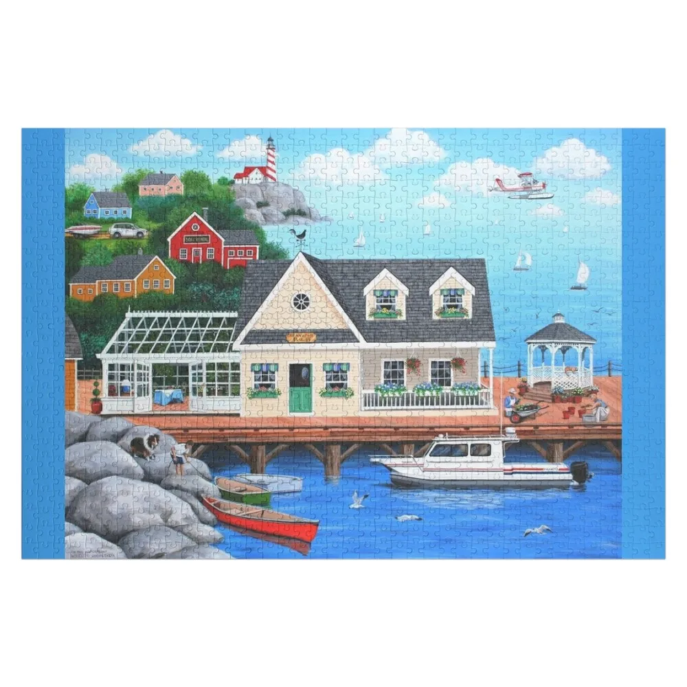 The Waterfront Jigsaw Puzzle Custom Gifts Custom With Photo Custom Jigsaw Wooden Name Puzzle