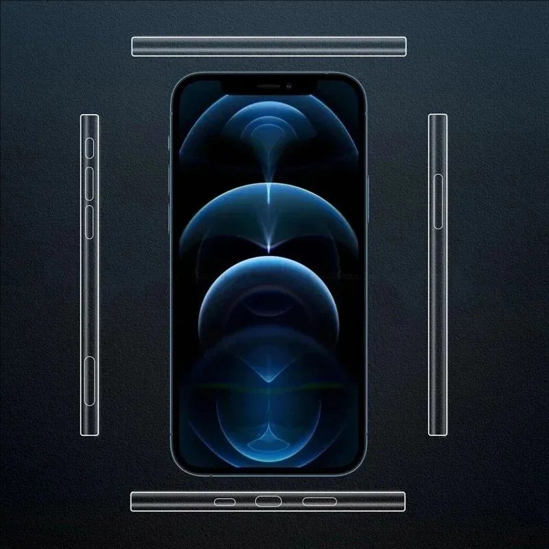 16PM Side Hydrogel Film for iPhone 16 15 Pro Max Plus 16Plus 15Plus 15 14 ProMax Frame Protective Border Frame Screen Protector