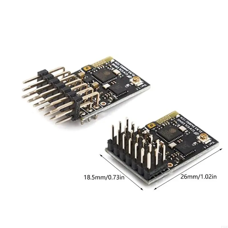 1/2/4 Uds ELRS 2,4G 7CH receptor PWM módulo receptor de 7 canales para Quadcopter FPV Traverser y modelos de ala fija fácil de usar