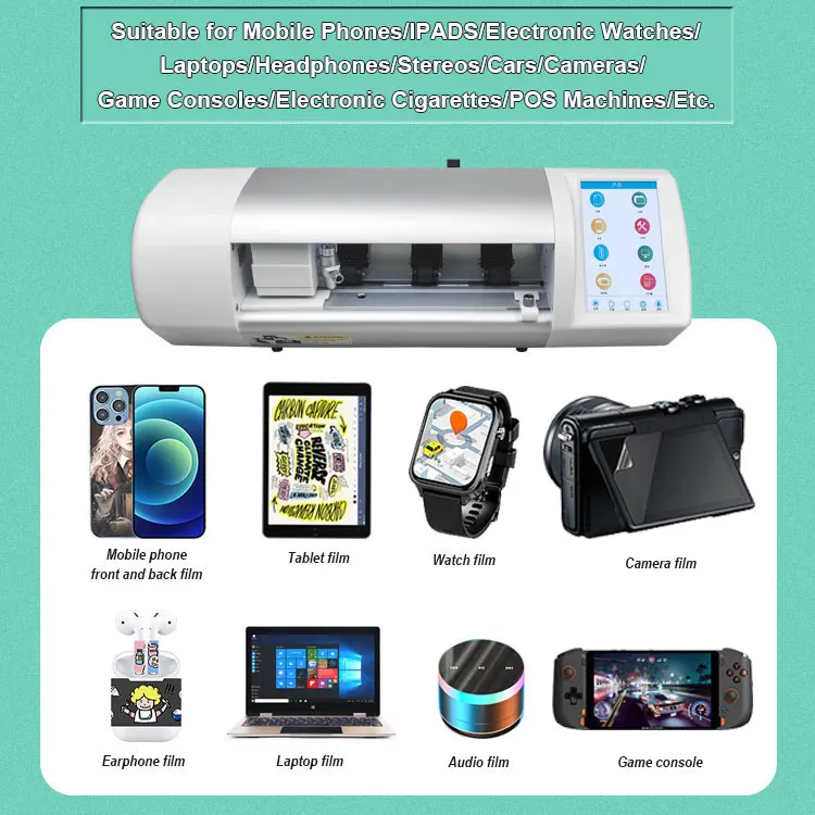 Unlimited Mobile Phone Screen Protector Plotter Cutting Machine TPU Film Nano Hydrogel Film Cutting Machine