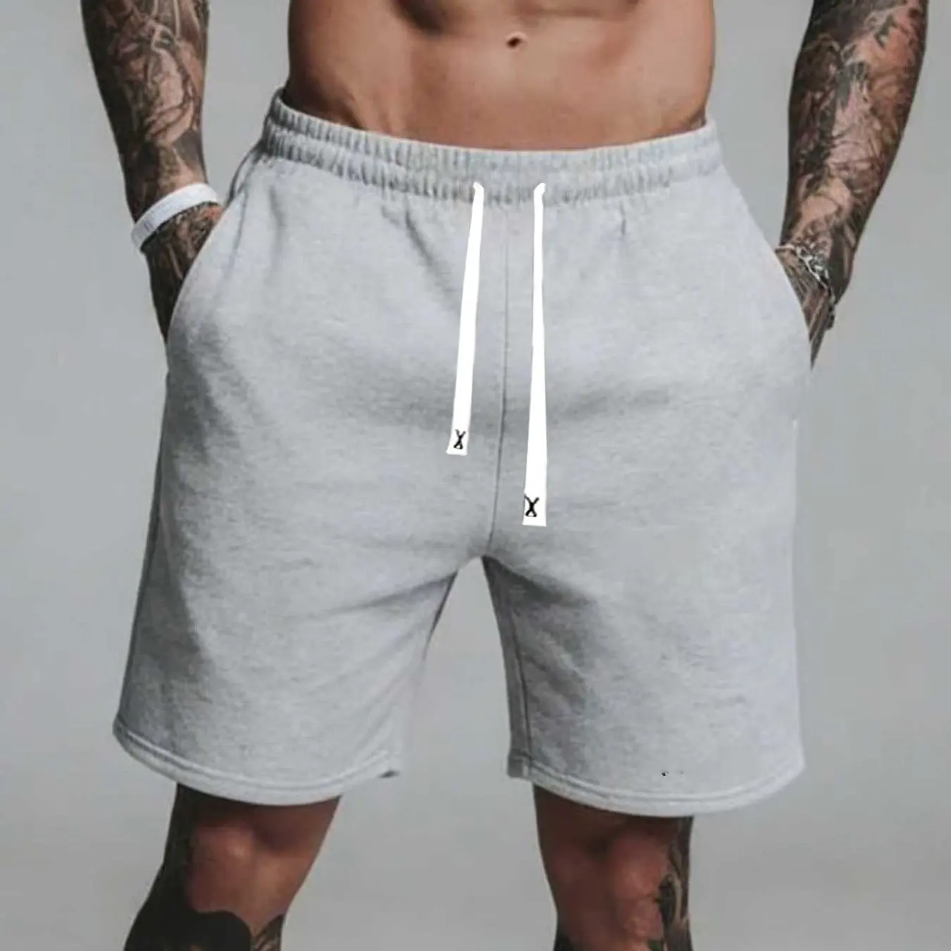 Men'S Shorts, Summer Thin Style, American Retro Sports Pants, Trendy Brand, High Street, Loose Casual, Daily Home Outdoor Wear