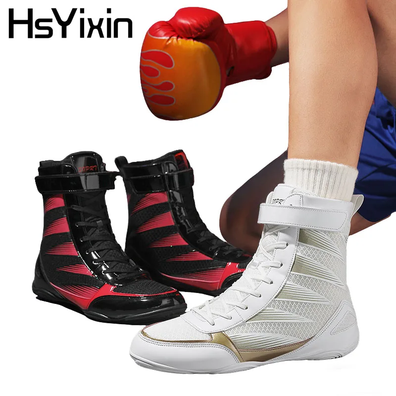 

Men's Professional Boxing Shoes Wrestling Shoes Men's Comfortable Training Boxing Fighting Boots Breathable Non-slip Wear-resist