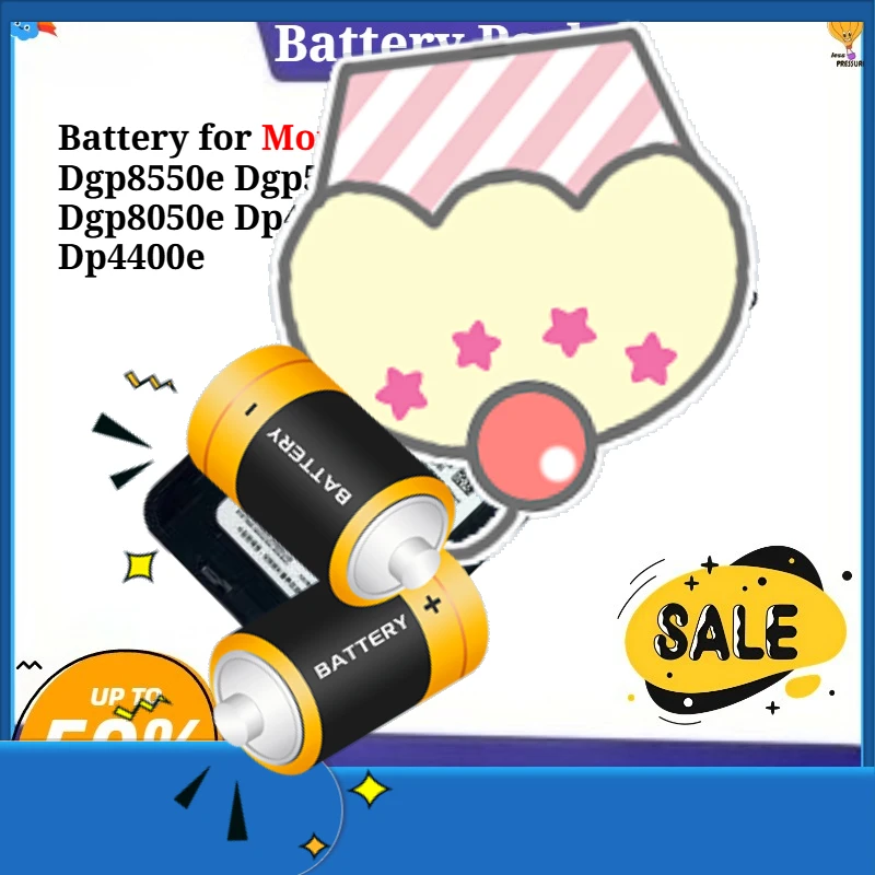 

PMNN4544 2450mAh Replacement Battery for Motorola Dgp8550e Dgp5050e Dgp8050e Dp4801e Dp4400e Xpr7550e Xpr7350e Battery
