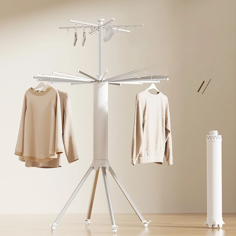 tendedero, tendedero plegable de piso a techo, uso doméstico en balcón