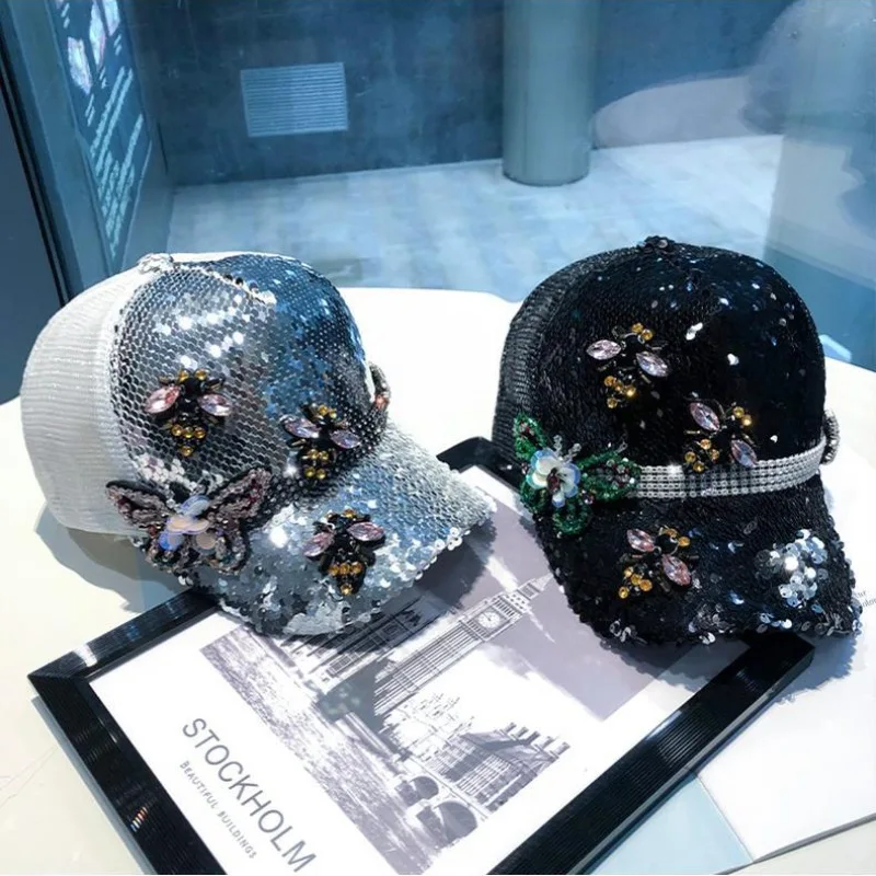 Baseball Cap Snapback Cap Female Visors Sun Hat Sunscreen Sport Cap Fashion Unique Beach Hat Hip-Hat for Ladies Women