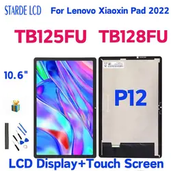 10.6 inch For Lenovo Xiaoxin Pad 2022 TB128FU TB125FU LCD Display Touch Screen Digitizer Assembly For Lenovo P12 Tablet LCD Part