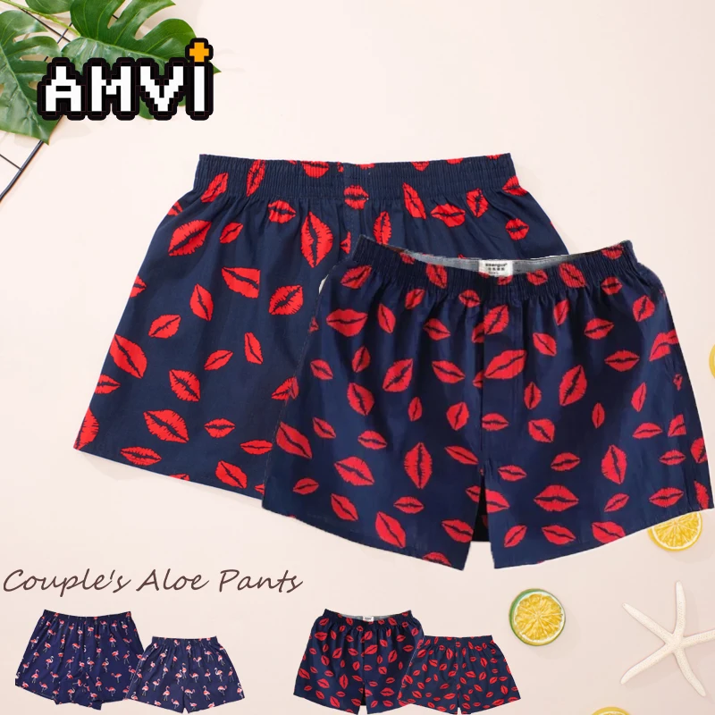 AMVI brand new couple models Aro pants fashion casual unisex comfortable personalized men's and women's underwear boxers