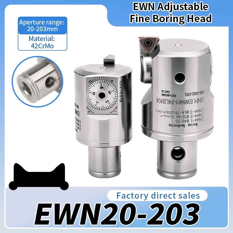 EWN20 EWN25 EWN32 EWN40 EWN150 RBH EWN Precision Boring Head CKB1-6 LBK1-6 Adjustable CNC Boring Tool Holder