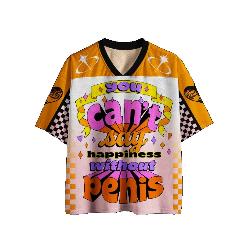New Sports Mesh Jersey, Quick Drying Sports Short Sleeved Shirt, Upgraded Fabric, Mesh Knitted Fabric, Y2K Suggestive