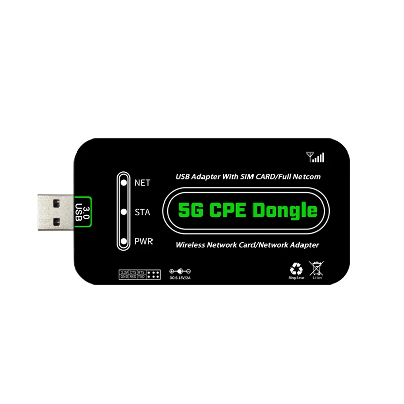 

5g dongle sim card built-in antenna portable dongle for Windows Liunx and Android 5g modem usb dongle