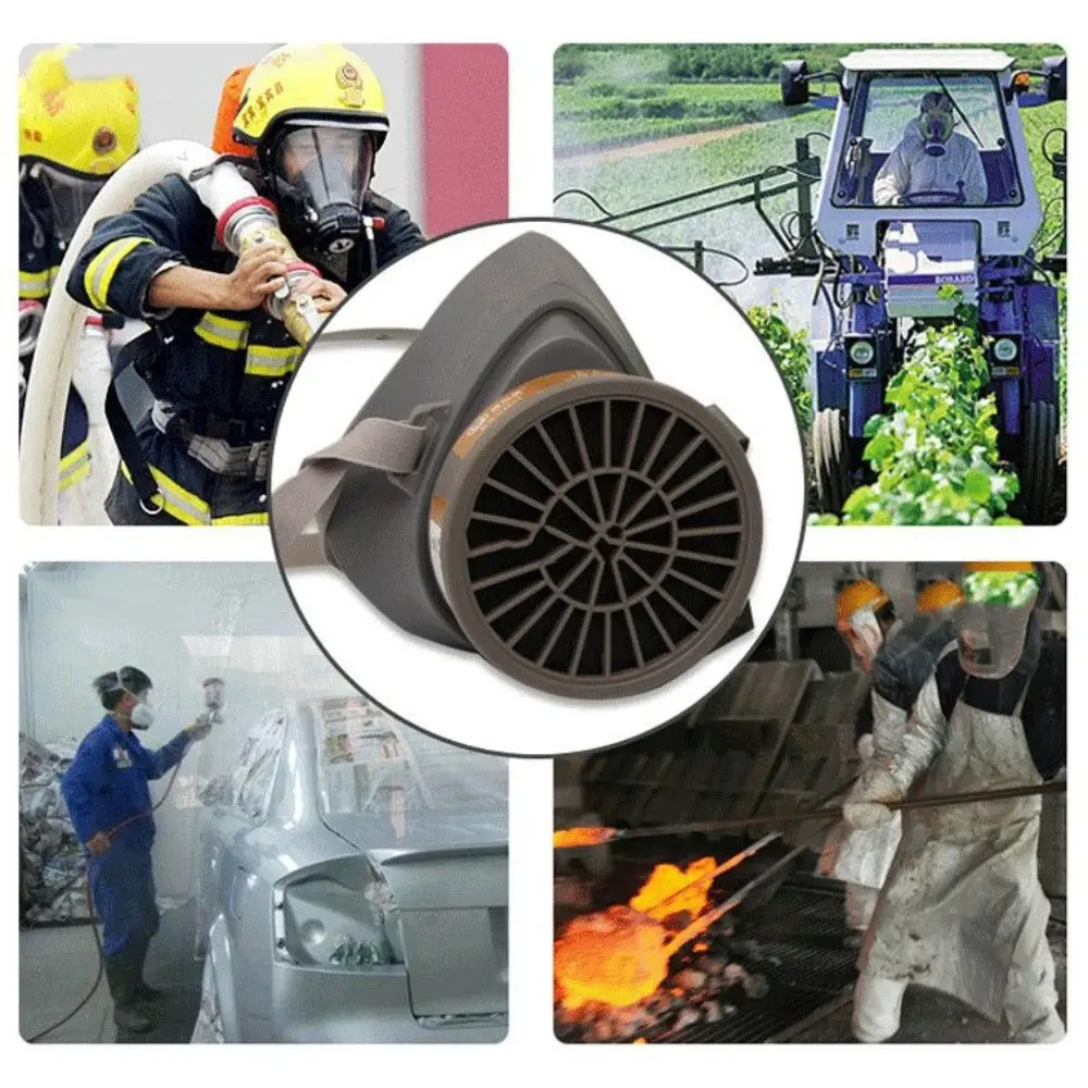 Anti-smoke Dust Mask High Quality Filter Sponge Industrial Dust Gas Mask Anti-hazard Effective Filtration Protective Masks