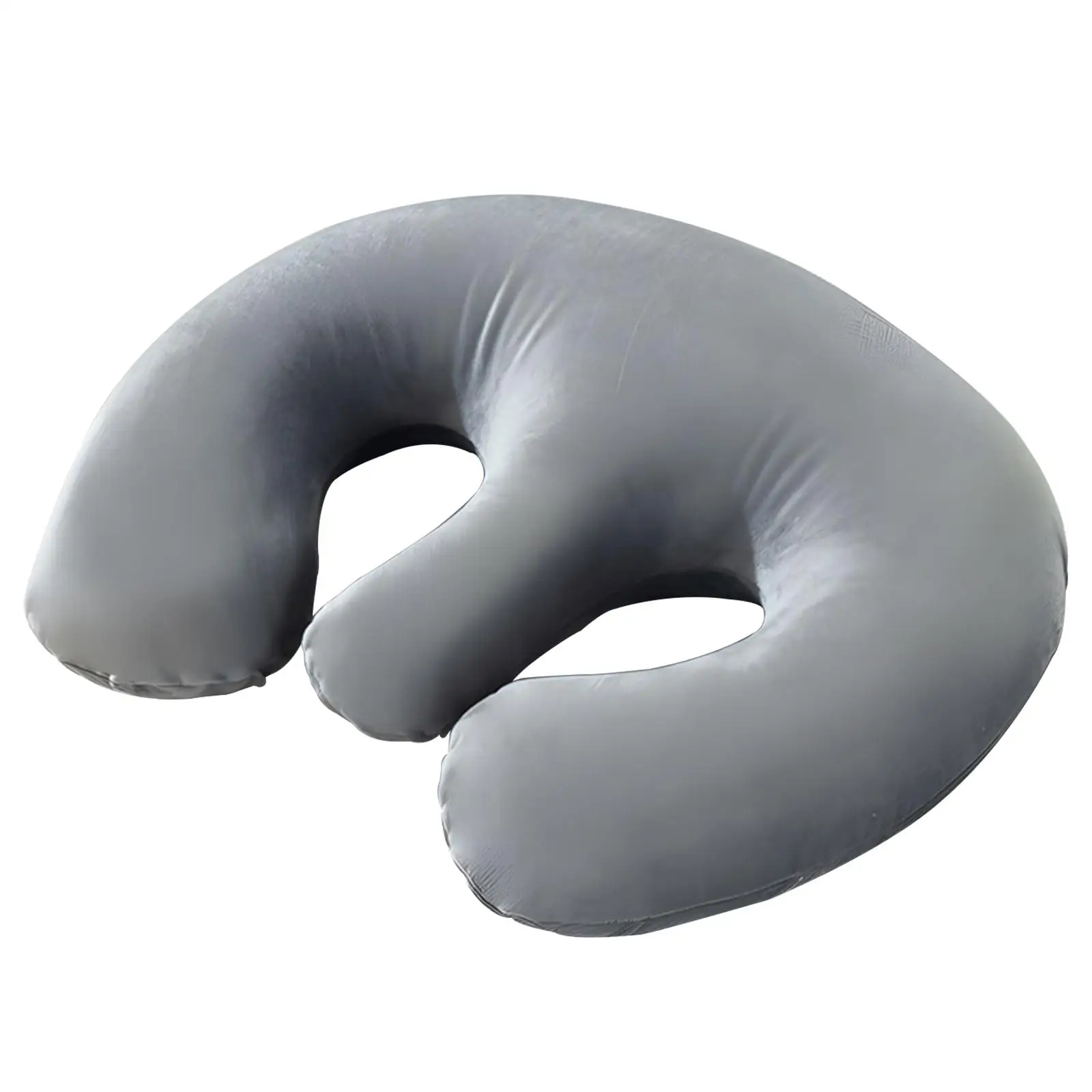 Portable Chest Cushion Sleeping Pillow Velvet Memory Foam Breast Support for Massage Table Spa Bed
