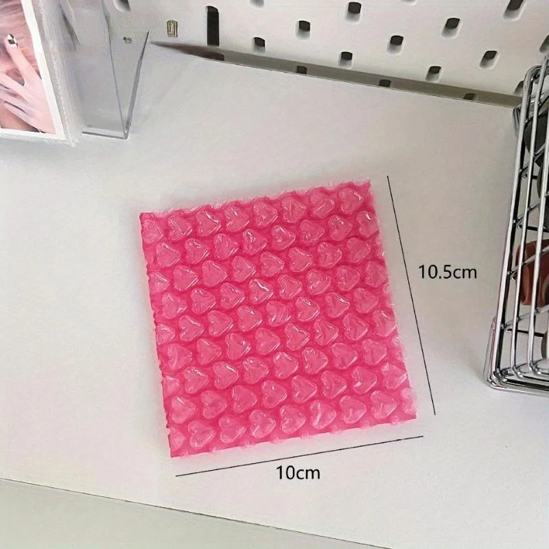 20 قطعة حقيبة فقاعة الحب الوردي فقاعة فيلم فقاعة المغلف غطاء بطاقة صغيرة هدية التعبئة والتغليف حقيبة للصدمات ومقاومة للماء #5