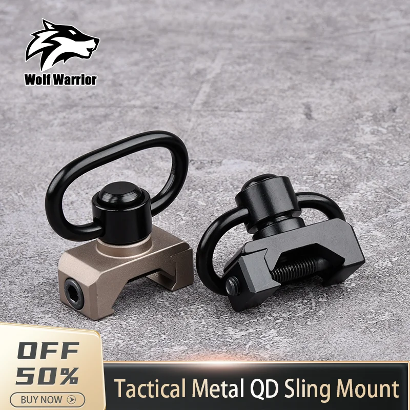 Tactical Military Metal QD Mount Base Sling Buckle Straps Fixed Rope Mounting Fit M-lok Keymod Rail Hunting weapon accessory