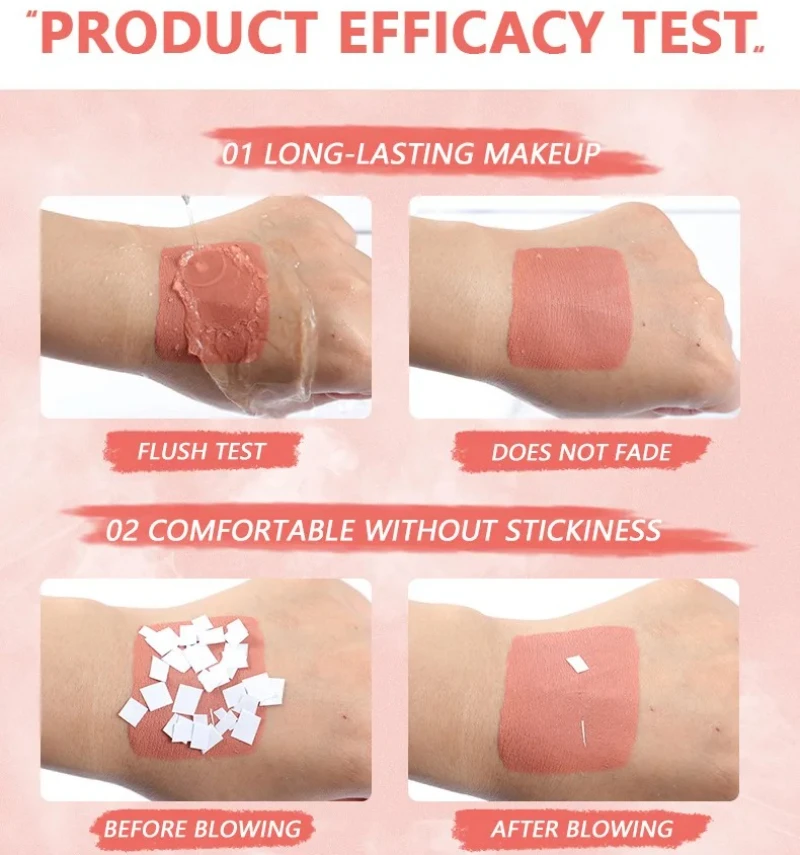 Pudaier veludo fosco líquido brilho labial maquiagem à prova dwaterproof água de longa duração não-desvanecimento antiaderente lipgloss maquiagem para senhorita mulher