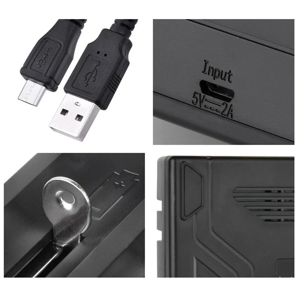 

4 слота для Aa Aaa C F6, USB-питание, автоматическая остановка, 4-х отсеков, зарядное устройство с огнестойким антиреверсом