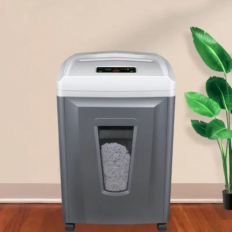 Mini Cross Cut Paper Shredder for Home Office Desktop Document Card CD Destruction Quiet Personal Shredder Machine Small Size
