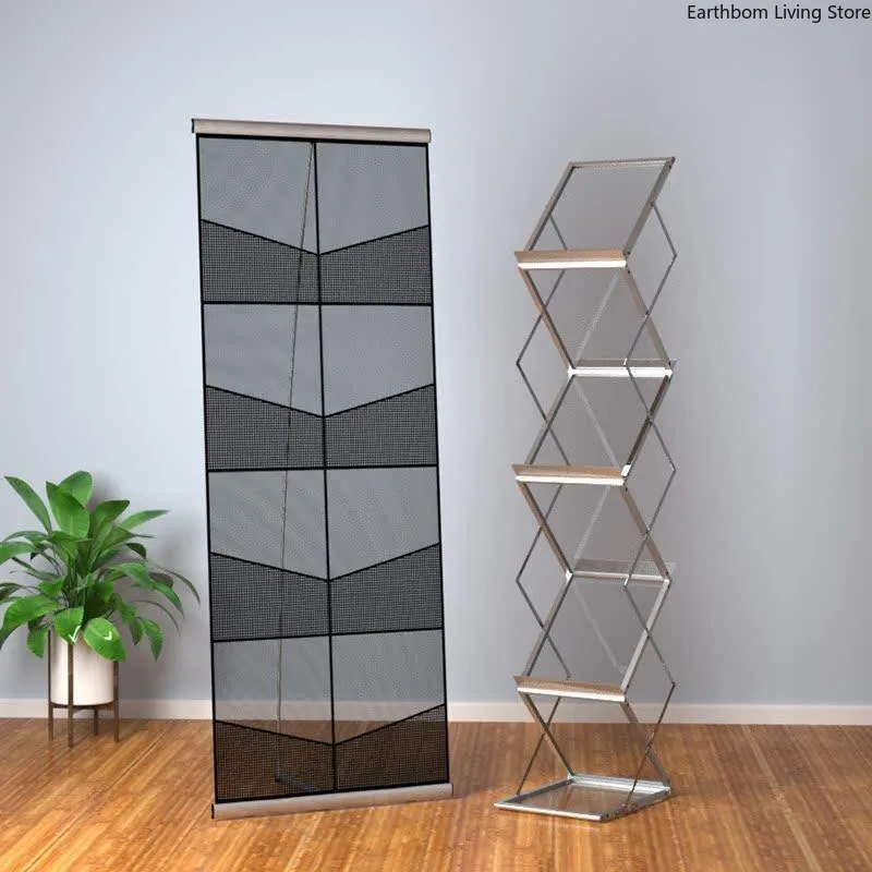 Drop-down Magazine Racks Folding Acrylic Multi-layer Magazine Racks Trendy Product Nice Office Furniture Das Magazin ZY40ZZJ