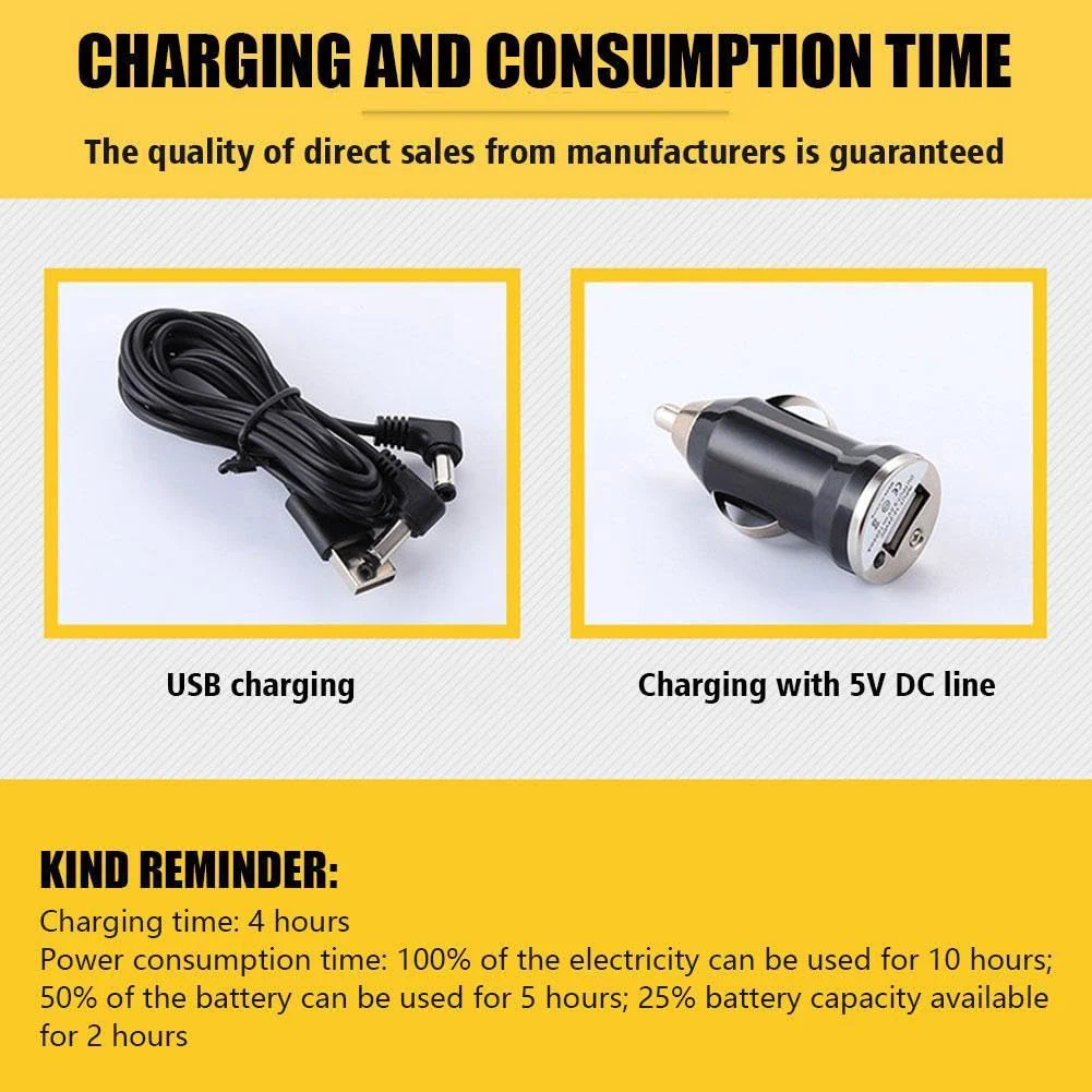 Kit de luces de remolque recargables, Kit de luces traseras de remolque LED portátiles impermeables, luces de remolque para camión, RV, barco