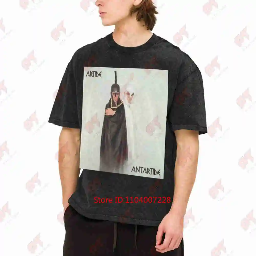Renato Zero Italian Album Cover Artide Antartide Vintage Washed Tee Pure Cotton T-Shirt