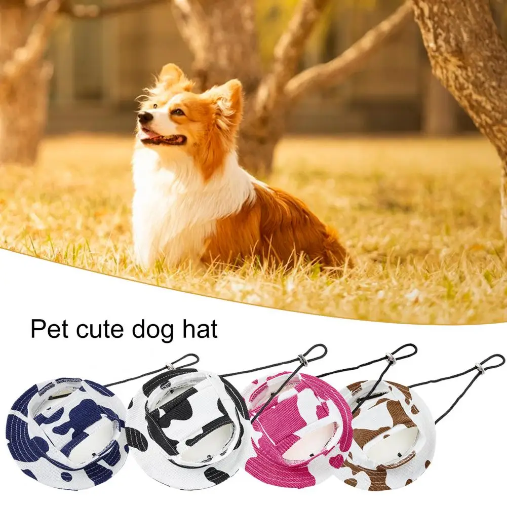 Pet Dog Cat Cap Breathable Summer Sunhat Cotton Fisherman Hat For Small Medium Large Dogs Cats Caps Pet Products