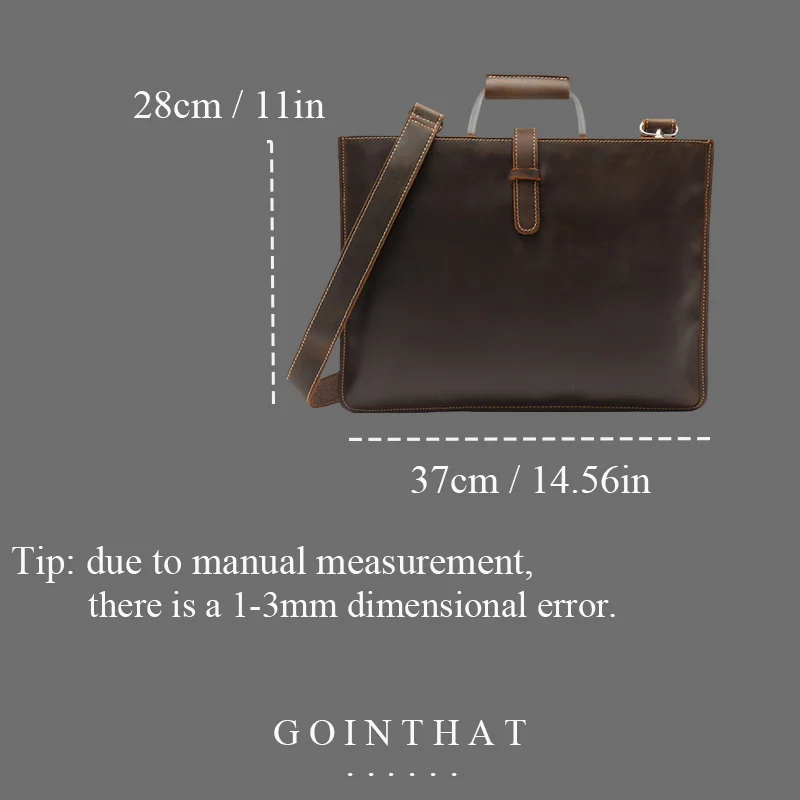 Messenger Bag for Men Vintage Luxury Genuine Leather Handbag Business Briefcase Shoulder Crossbody Laptop Sleeve Case Designer