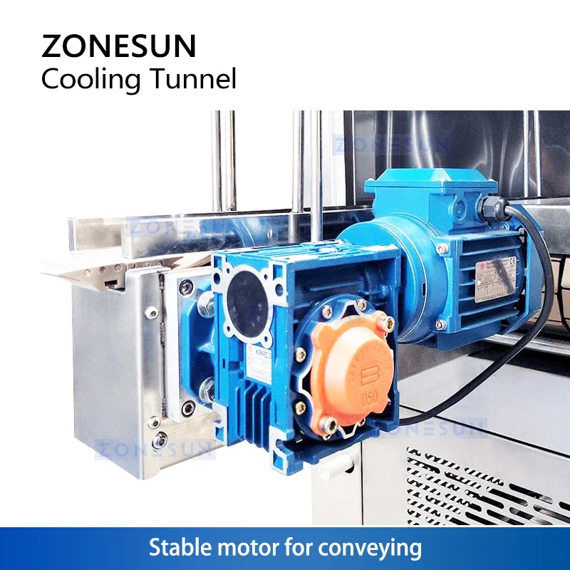 Zonesun Cooling Tunnel Conveyor Bottle Cooling Conveyor Machine Chocolate Cooling Tunnel ZS-CT4