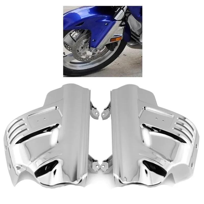 

Chrome Motorcycle Front Fender Cover Moto Mudguard Frame Decoration Case For Honda GL1800 GOLDWING 2001-2005