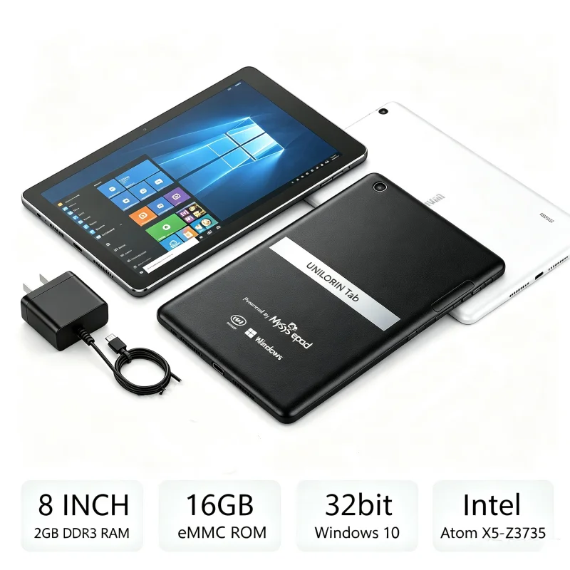 Sales 8 Inch T10 Windows 10 Tablet PC 8GB RAM 128GB ROM U1 CPU Quad Core 800x1280 IPS Screen WIFI Dual Cameras Micro HDMI-Com