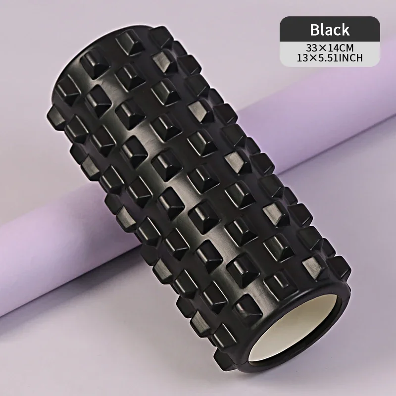 Conveniently Sized 33CM 13Inch Relieve Tension Yoga Back Roller Massager Sport Strong Load Bearing Capacity Custom Foam Roller